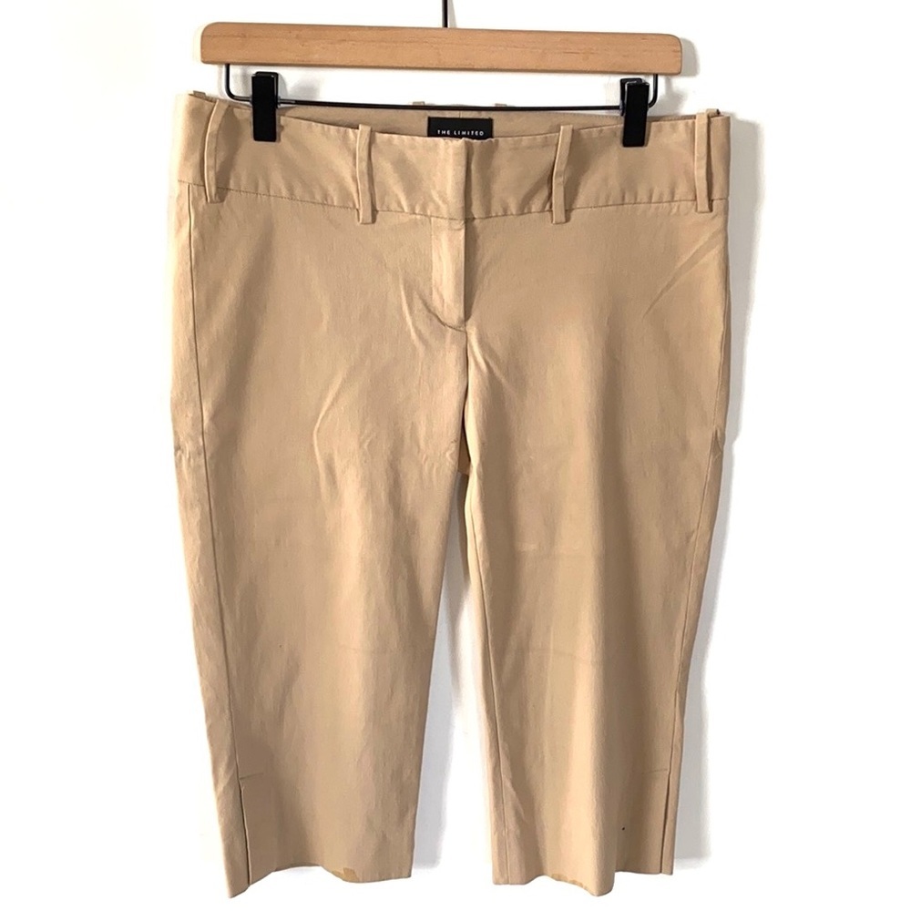 The Limited Drew Fit Tan capri pants, Size 6